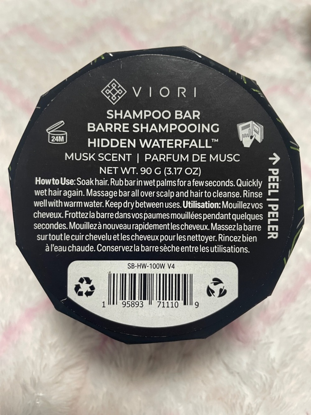 Viori "Hidden Waterfall"  Shampoo, Conditioner Bar & Bamboo Holder bundle set - Picture 2 of 6